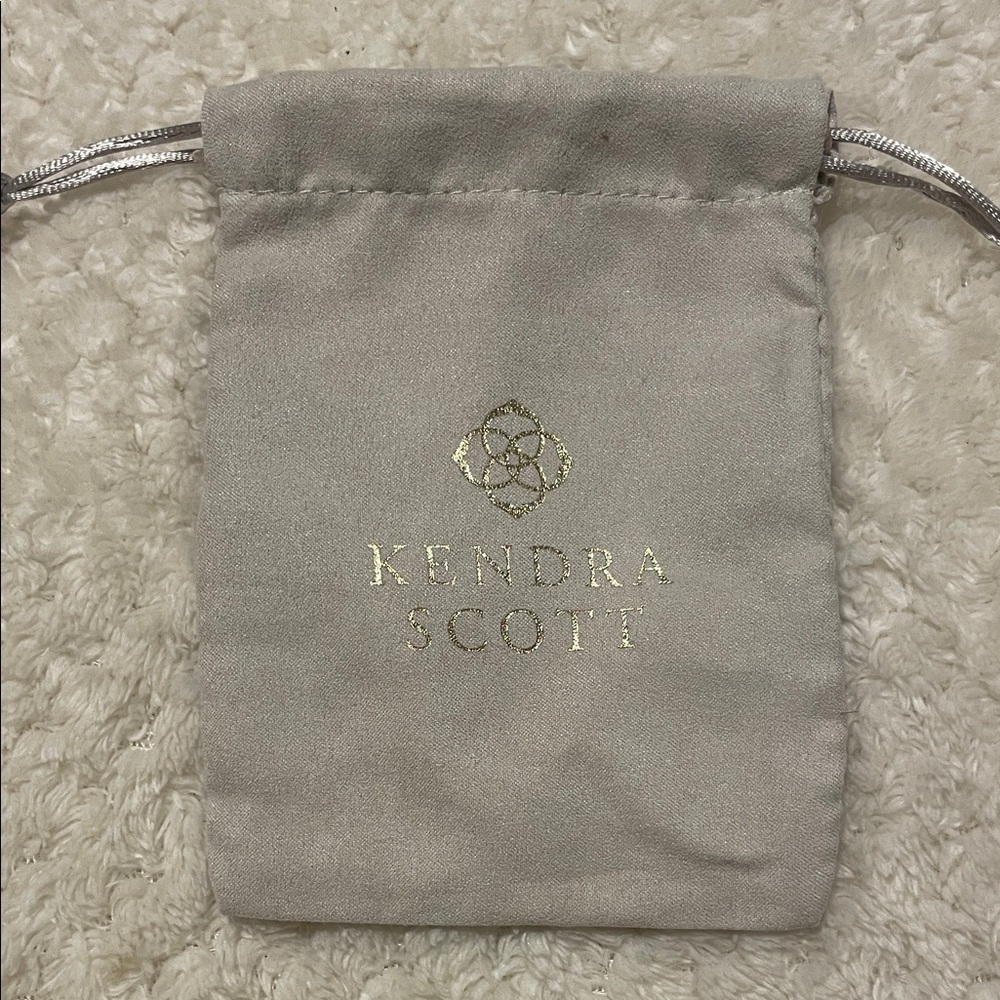 Kendra Scott Jewelry Pouch with Gold Logo